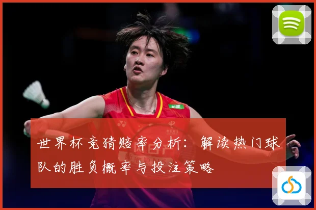 世界杯竞猜赔率分析：解读热门球队的胜负概率与投注策略